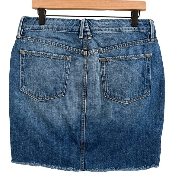 Good American Blue Denim Mini Skirt - Picture 4 of 11